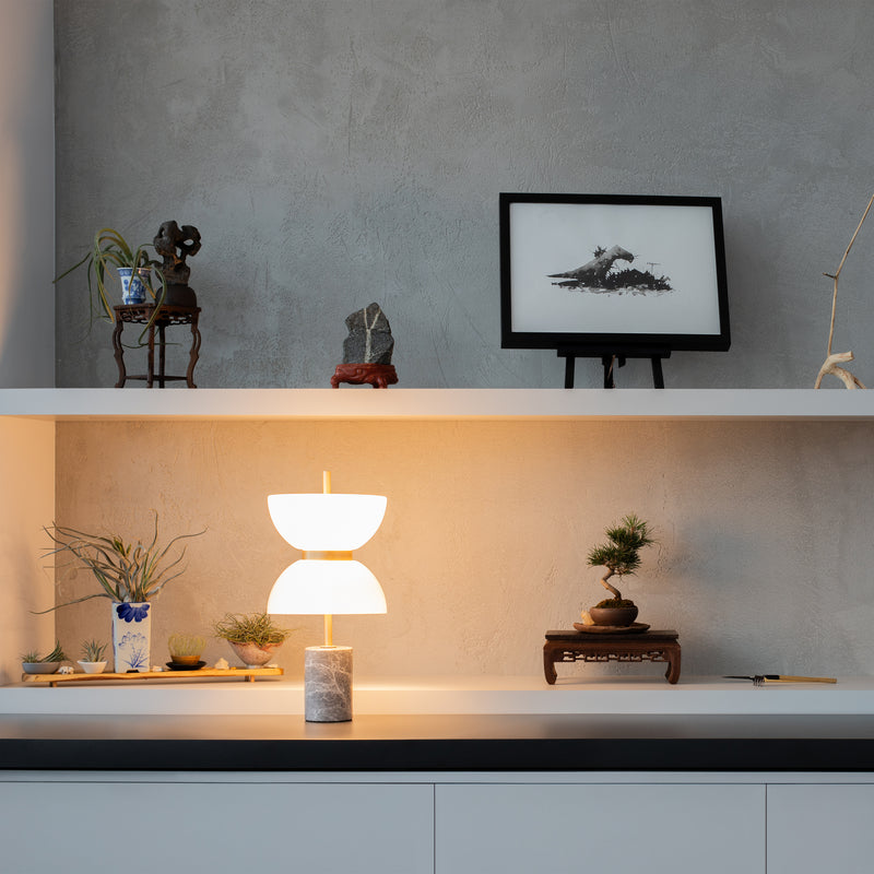 Veioza Maytoni Kyoto, Auriu | Gri, LED 11W, 500lm 3000K