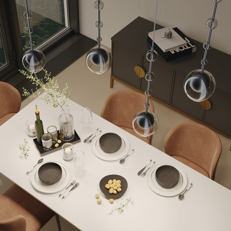 Lustra Maytoni Modern Ros, Negru, GU10 28W