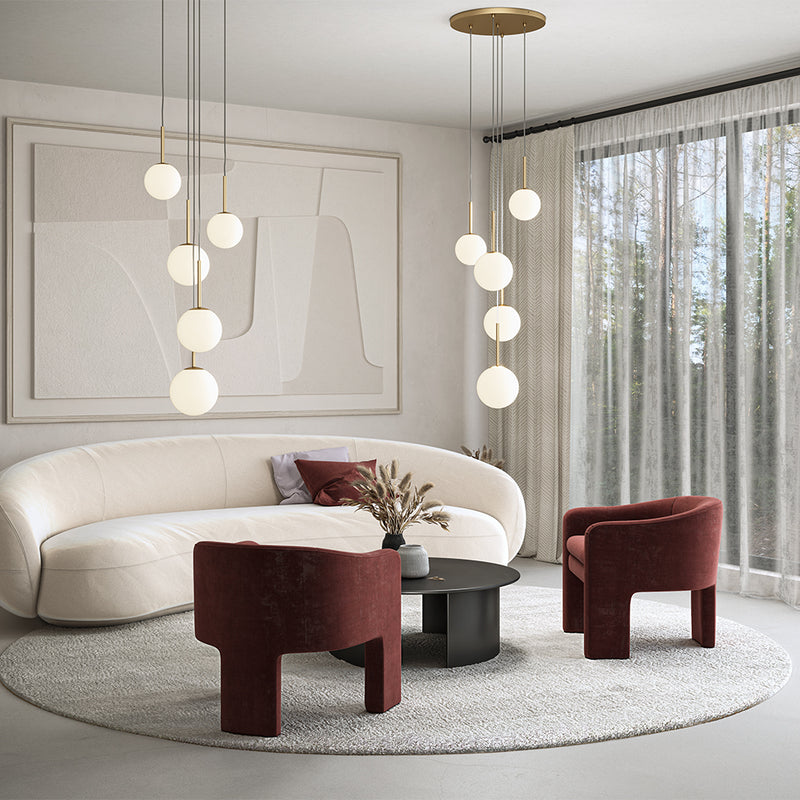 Lustra Living Maytoni Basic form Auriu, 5XE14