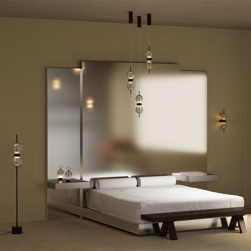 Lampa portabila Modern Negru