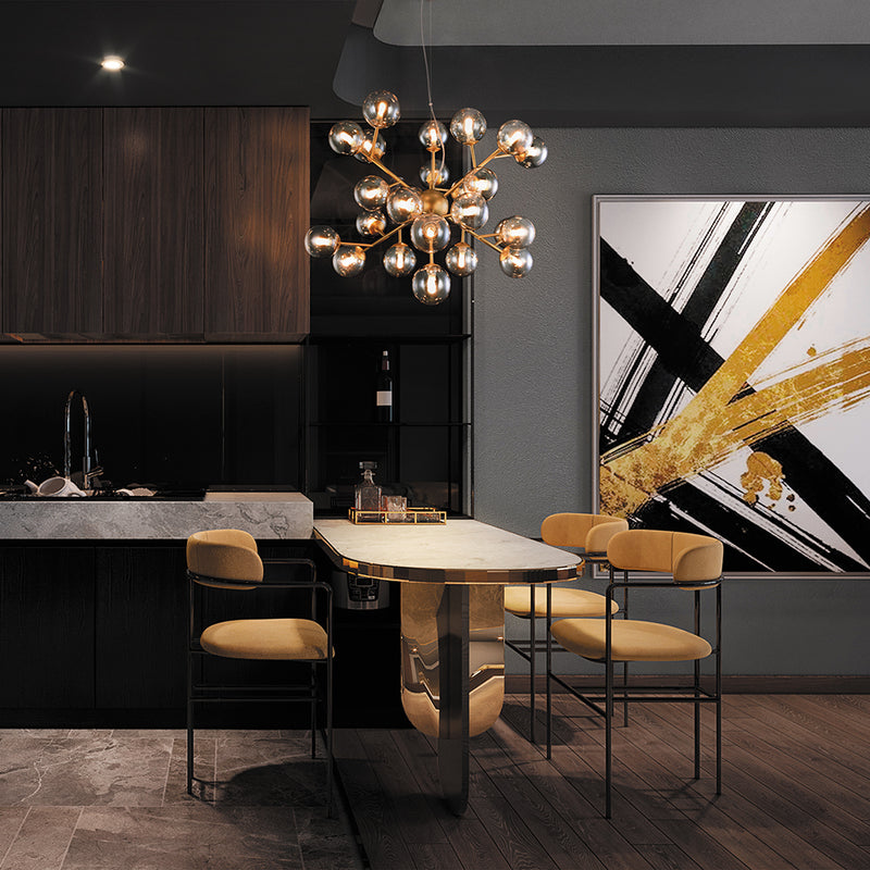 Lustra Living Maytoni Dallas Auriu, 24XG9