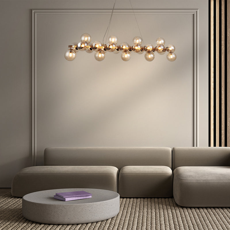 Lustra Living Maytoni Dallas Auriu, 25XG9