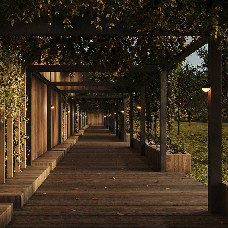 Lampa exterior Outdoor Negru