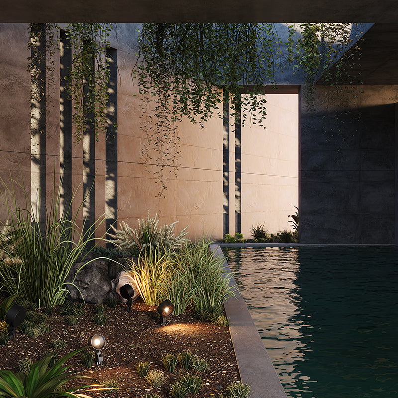Lampa exterior Outdoor Negru