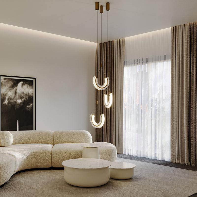 Lustra LED Maytoni Maya Auriu 1