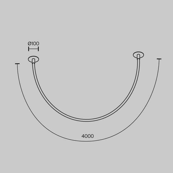 Lustra LED Maytoni Modern Tau Auriu   1, MOD146PL-L40G3K