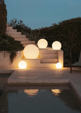 Lampă decorativă cu cablu New Garden Buly 20 🔌 Ø20 cm, IP65 – Lumină Caldă, Interior & Exterior