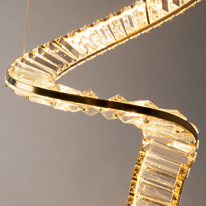 Lustra LED Maytoni Modern Krone, Alama, LED 48W, 3300lm 3000K P097PL-L48BS3K