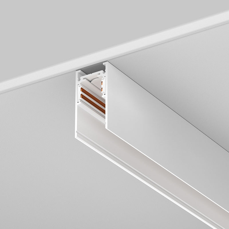 Sina Magnetica Aplicata / Suspendata, 1m Maytoni Technical Busbar trunkings Exility, Alb