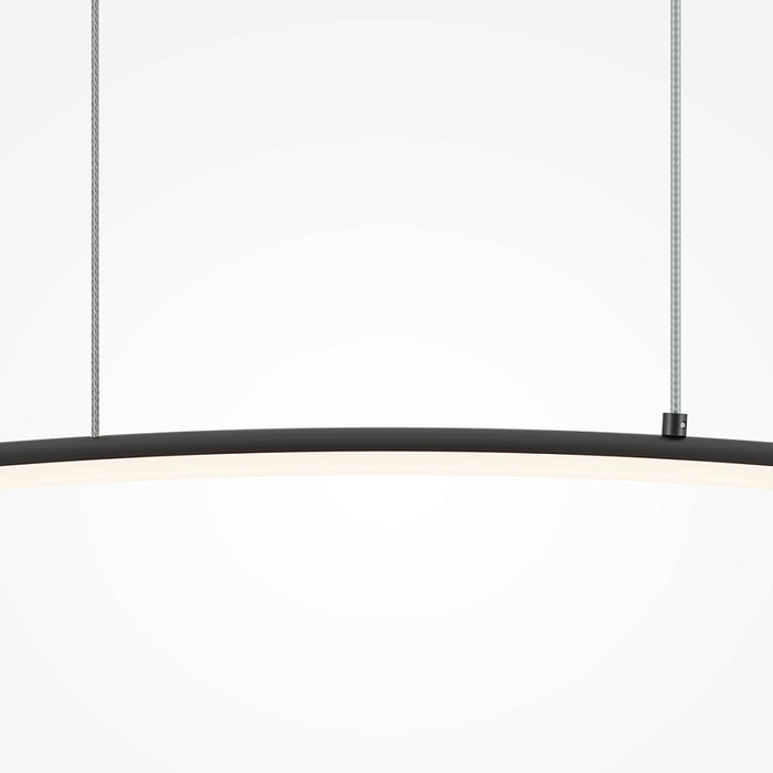 Pendul LED Curve, 15W, 980mm, Negru – Maytoni Modern
