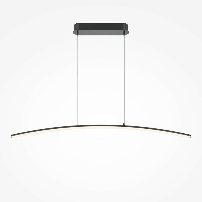 Pendul LED Curve, 15W, 980mm, Negru – Maytoni Modern
