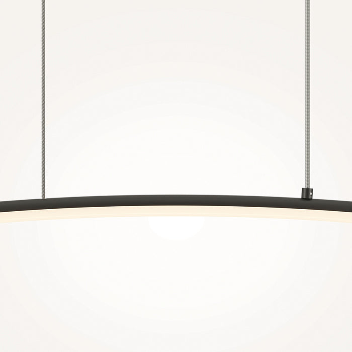 Pendul LED Curve, 15W, 980mm, Negru – Maytoni Modern