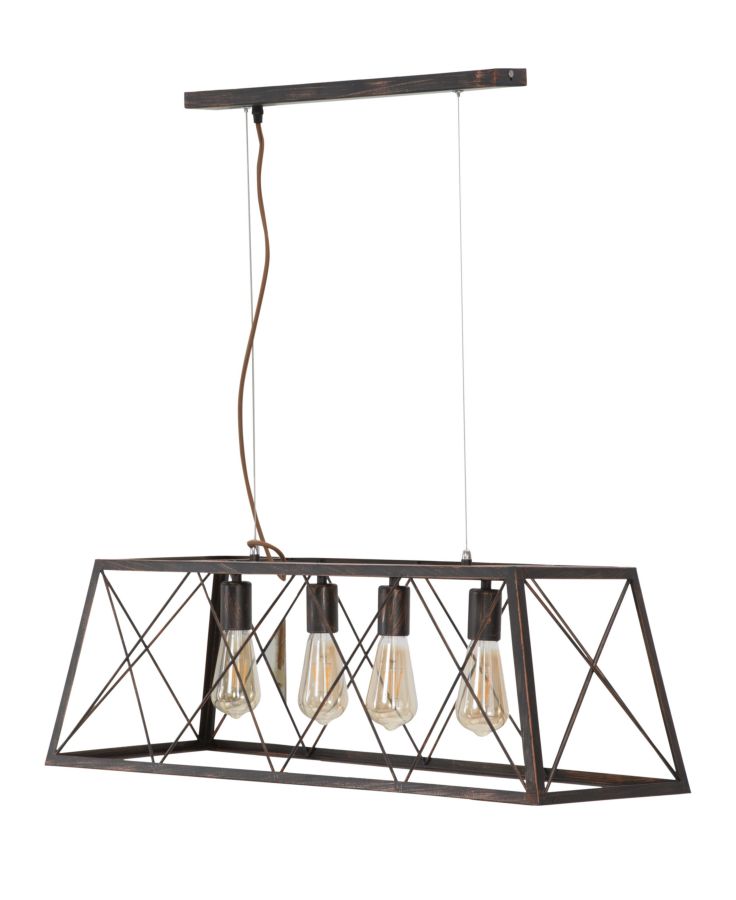Lustra Mauro Ferretti Industry  78X30X26,5 cm, DARK