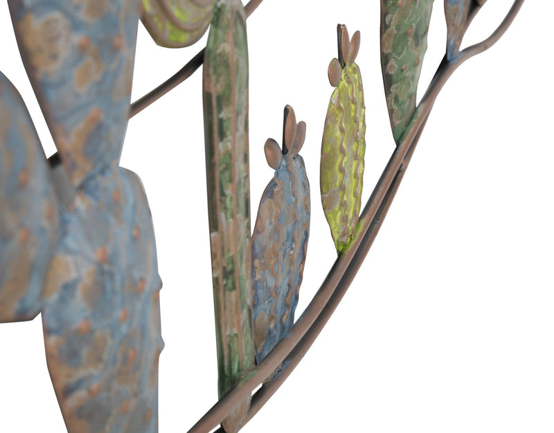 Decoratiune de Perete Mauro Ferretti Cactus B, 90X2, 5X64 cm, Multicolor
