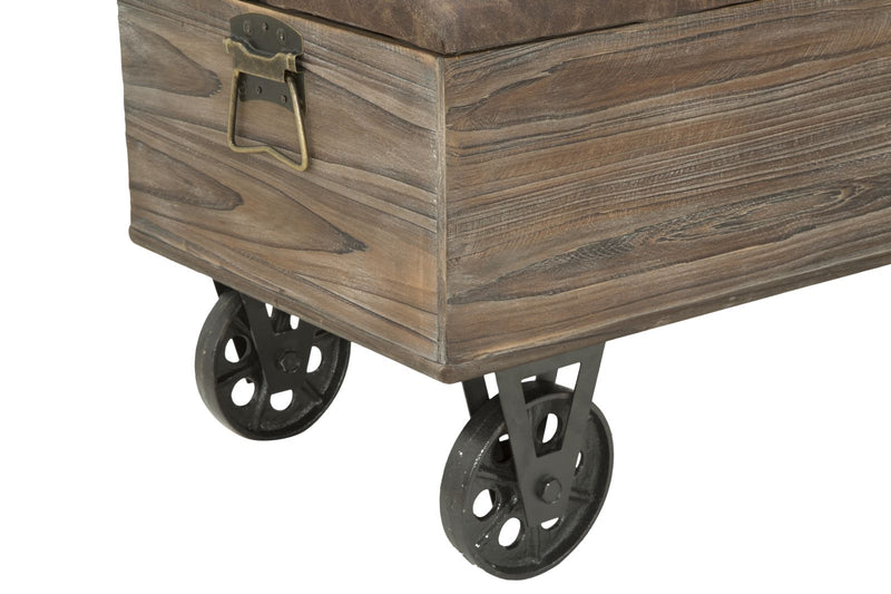 Bancheta Mauro Ferretti Industry  121X52X75 cm, Maro