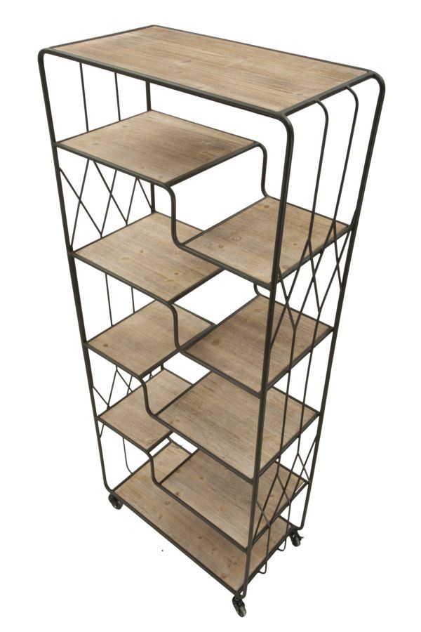 Raft Carti Mauro Ferretti Industry  75X40X182 cm, Multicolor