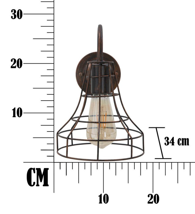 Aplica de Perete Mauro Ferretti  Industry A,  34X18X27  cm, DARK