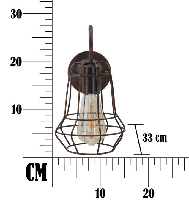 Aplica de Perete Mauro Ferretti  Industry B,  33X15X27,5  cm, DARK