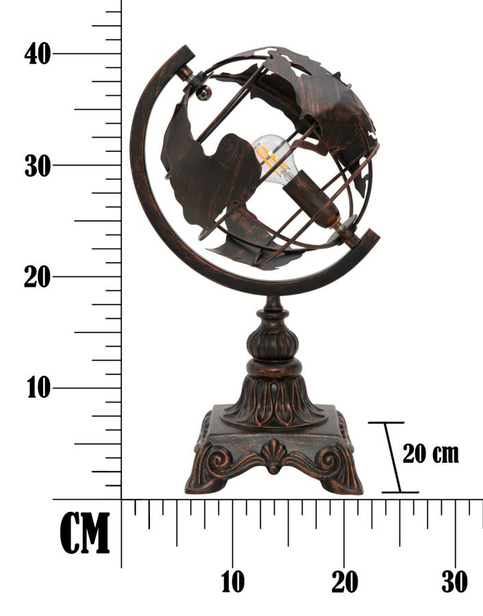 Veioza Mauro Ferretti World Industry  24X20X40 cm, DARK