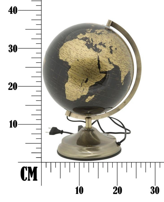 Decoratiune Luminoasa Mauro Ferretti Globe With Light Bronze  Ø 25X38 cm, Multicolor