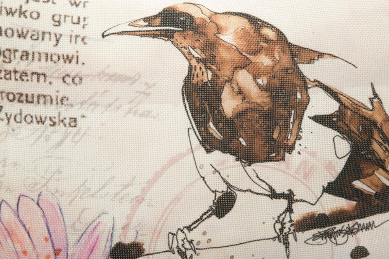 Fata de Perna Mauro Ferretti Bird A,  40X40  cm, Multicolor