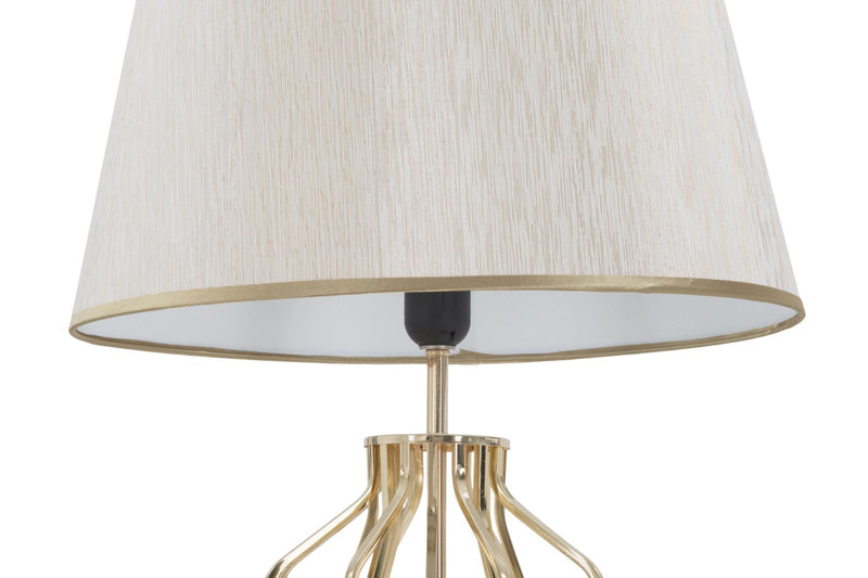 Lampadar Mauro Ferretti  Glam X  Ø 40X170 cm, Auriu/ Crem