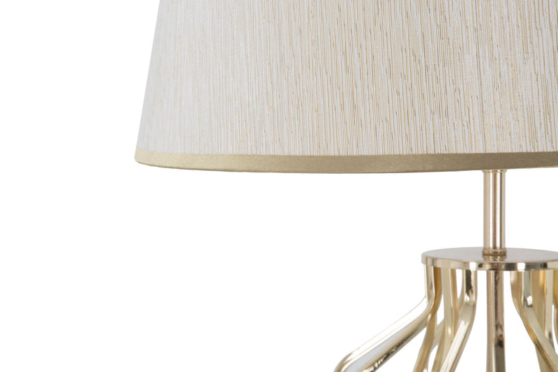 Lampadar Mauro Ferretti  Glam X  Ø 40X170 cm, Auriu/ Crem