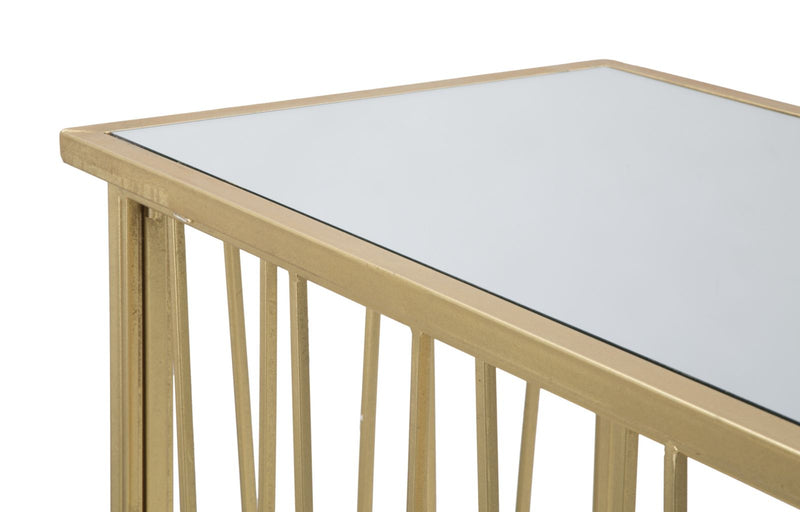 Consola Mauro Ferretti Amelie  120X43X80 cm, Auriu