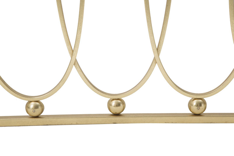 Consola Mauro Ferretti Amelie  120X43X80 cm, Auriu