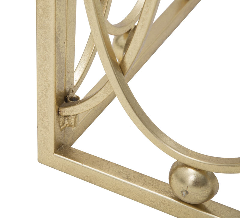Consola Mauro Ferretti Amelie  120X43X80 cm, Auriu