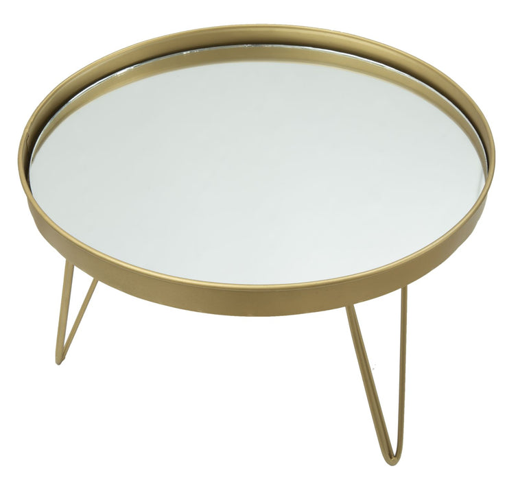 Tava decorativa Mauro Ferretti Glam Gold/Mirror  Ø 36,5X22 cm, Auriu