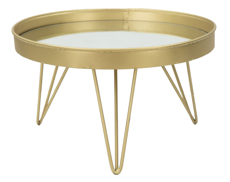 Tava decorativa Mauro Ferretti Glam Gold/Mirror  Ø 31X18 cm, Auriu