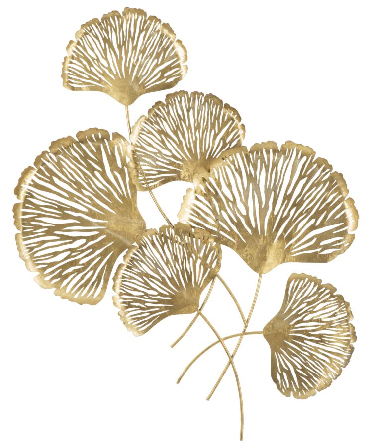 Decoratiune de Perete Mauro Ferretti  Iris Verticale  78X5,5X101 cm, Auriu