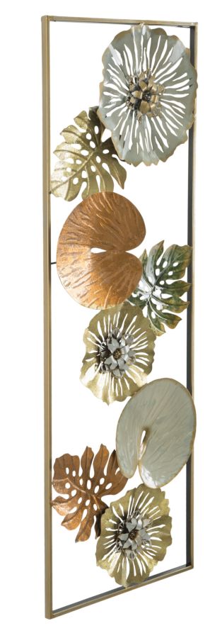 Decoratiune de Perete Mauro Ferretti Leaf A,  31,5X3X90 cm, Multicolor