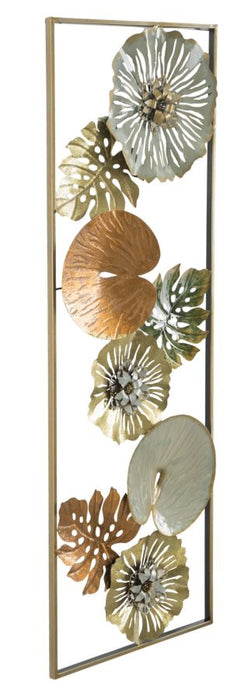 Decoratiune de Perete Mauro Ferretti Leaf A,  31,5X3X90 cm, Multicolor