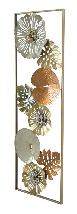 Decoratiune de Perete Mauro Ferretti Leaf A,  31,5X3X90 cm, Multicolor