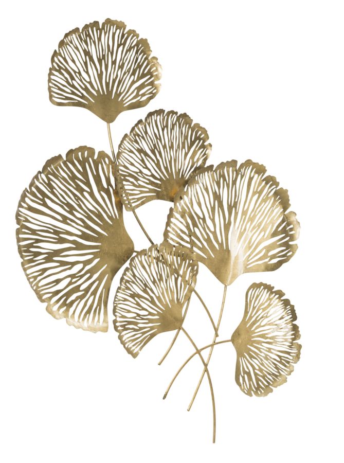 Decoratiune de Perete Mauro Ferretti  Iris Verticale  78X5,5X101 cm, Auriu