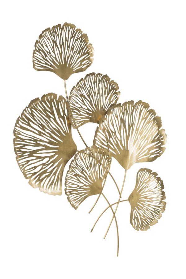 Decoratiune de Perete Mauro Ferretti  Iris Verticale  78X5,5X101 cm, Auriu