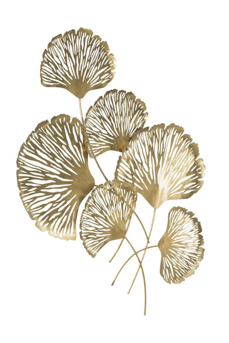 Decoratiune de Perete Mauro Ferretti  Iris Verticale  78X5,5X101 cm, Auriu
