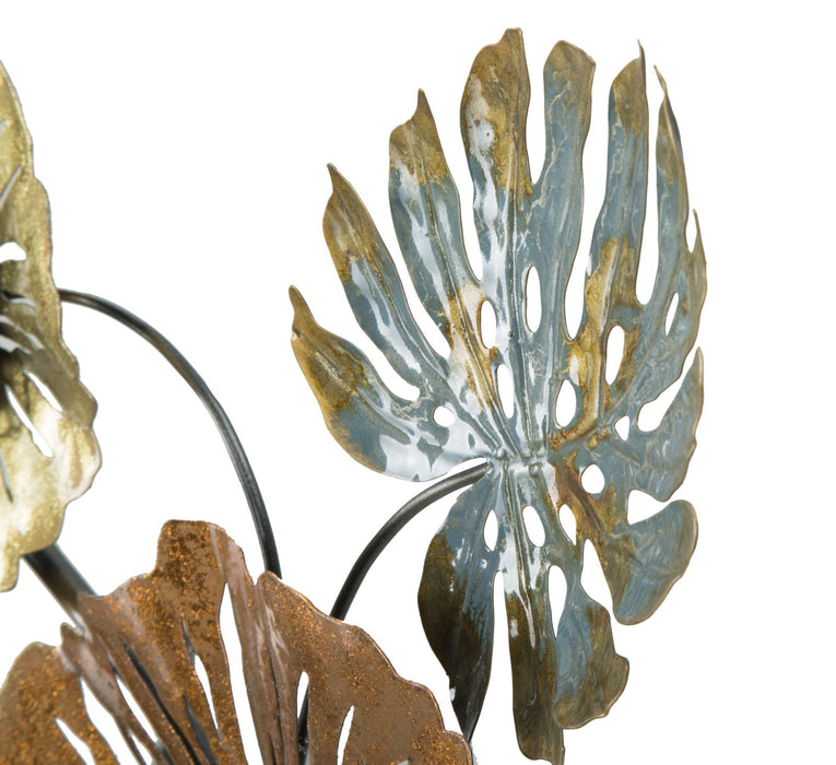 Decoratiune de Perete Mauro Ferretti Leaf  117X7X74 cm, Multicolor