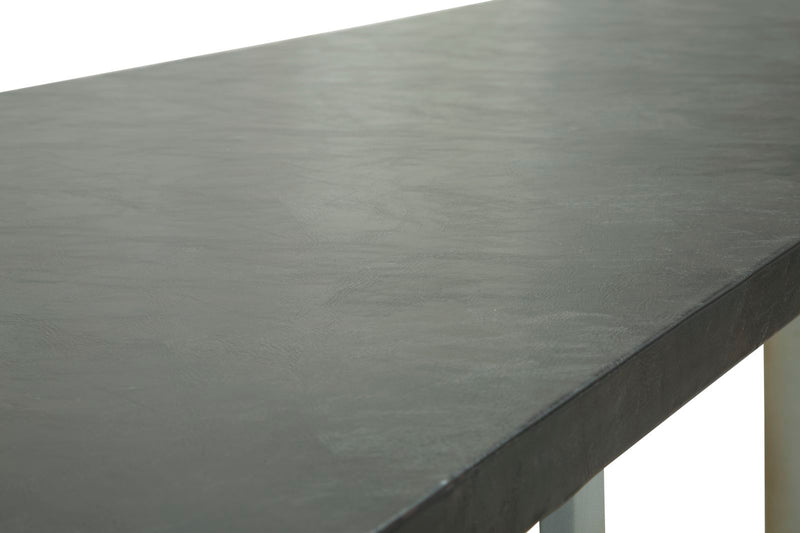 Birou Industrial & Scandinav Mauro Ferretti desk Aviator  181X70,5X71 cm, Negru/Gri