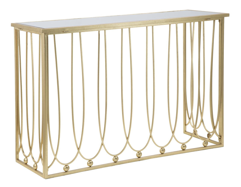 Consola Mauro Ferretti Amelie  120X43X80 cm, Auriu