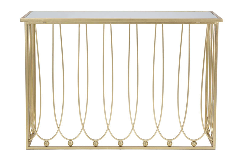 Consola Mauro Ferretti Amelie  120X43X80 cm, Auriu