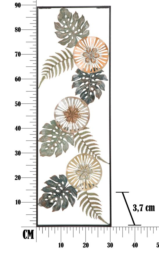 Decoratiune de Perete Mauro Ferretti Too B, 30, 5X2, 5X88, 5 cm, Multicolor