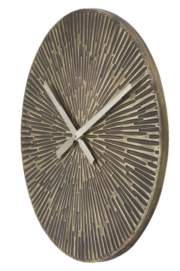 Ceas decorativ de Perete Mauro Ferretti Opis Round  Ø 50X3,5 cm, Bronz