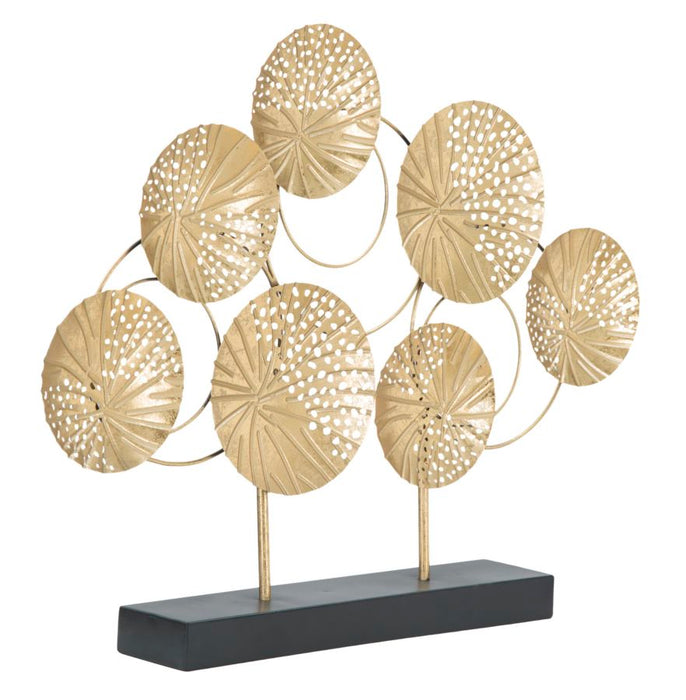 Decoratiune Panel Mauro Ferretti C Décor  56X7X43 cm, Auriu/ Negru