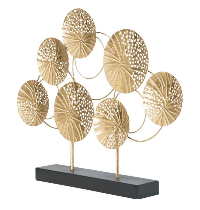 Decoratiune Panel Mauro Ferretti C Décor  56X7X43 cm, Auriu/ Negru