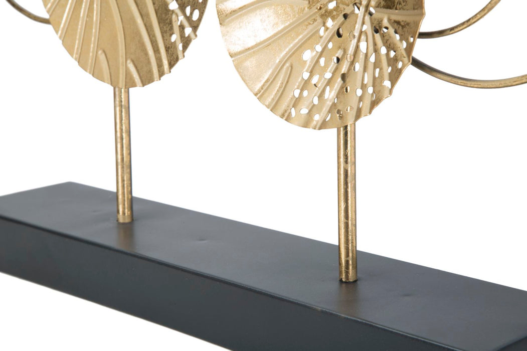 Decoratiune Panel Mauro Ferretti C Décor  56X7X43 cm, Auriu/ Negru