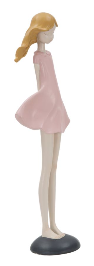 Statueta Mauro Ferretti Dolly  12X9X40,5 cm, Roz