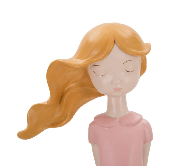 Statueta Mauro Ferretti Dolly  12X9X40,5 cm, Roz